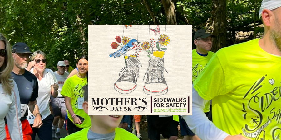 Sidewalks For Safety 🌷🌱 Mother's Day 5K Run/Walk 🌷💐 promotional image