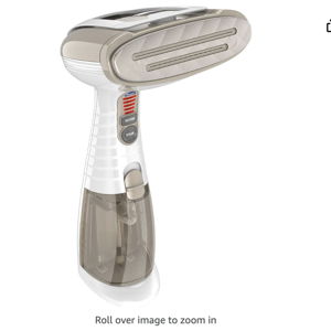 Conair Handheld Garment Steamer for Clothes, Turbo ExtremeSteam 1875W, Portable Handheld Design, Strong Penetrating Steam, White / Champagne