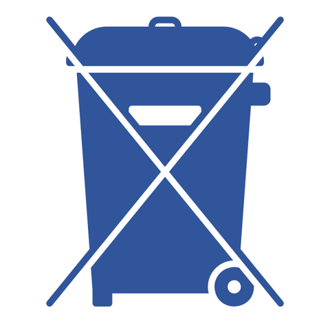 Wheeled bin symbol