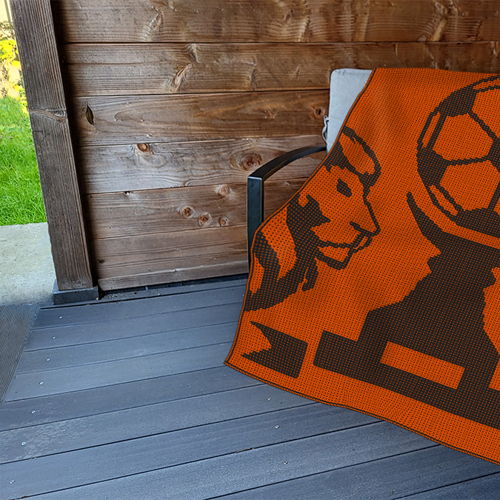 Wereld Beker Deken - Interlocking Haakpatroon