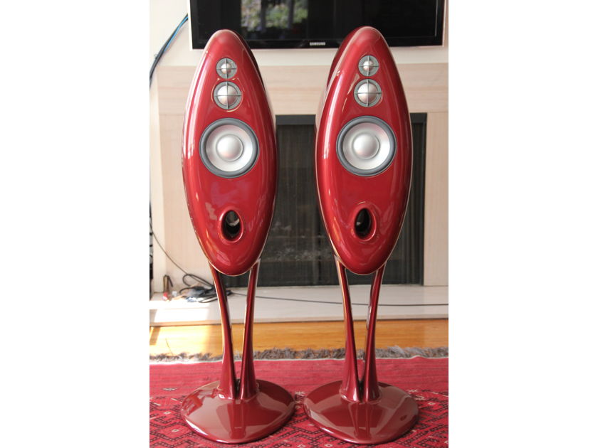 Vivid Audio B1 barolo red stunning speakers