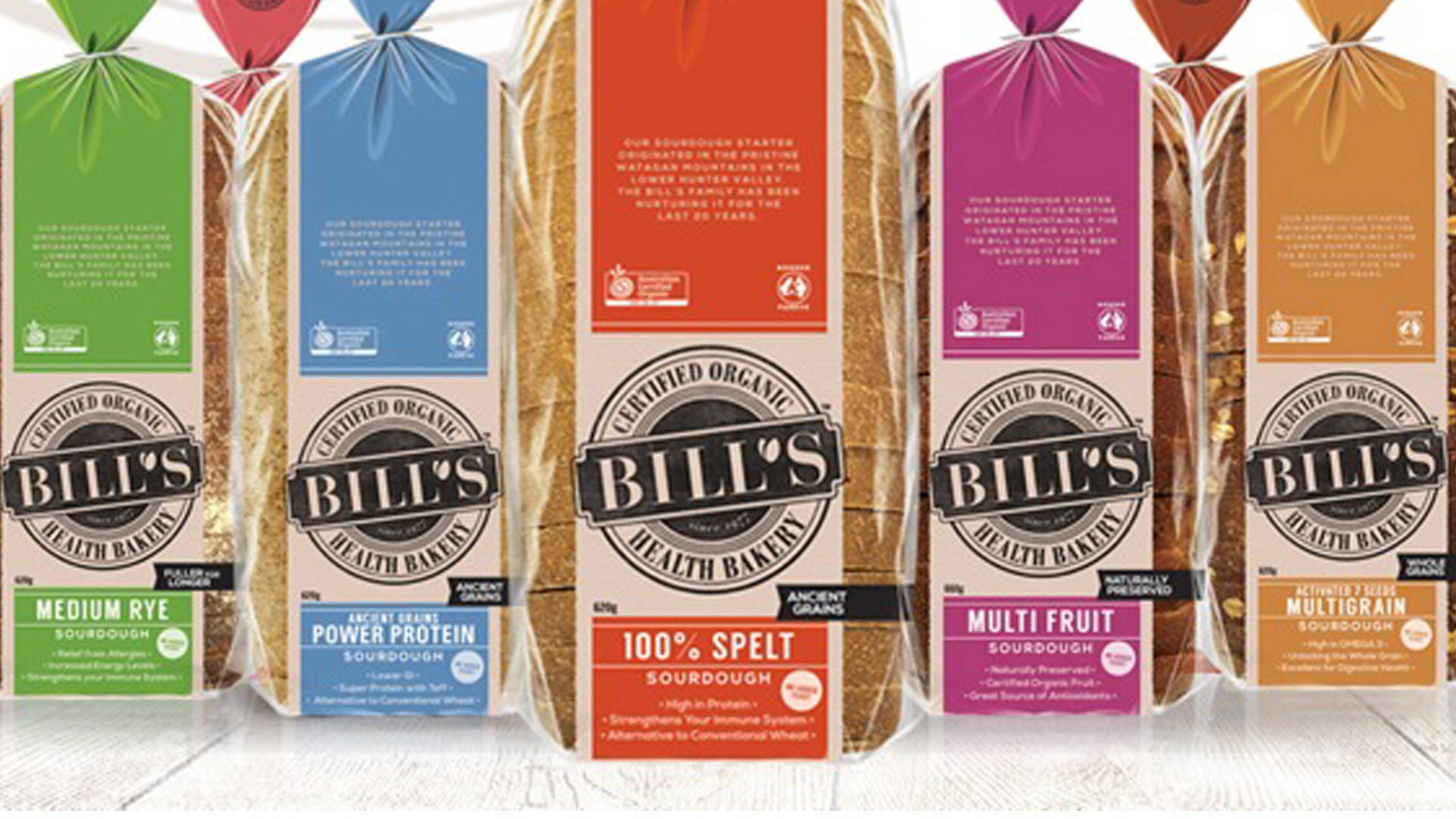 Featured image for Bill’s Certified Organic Breads