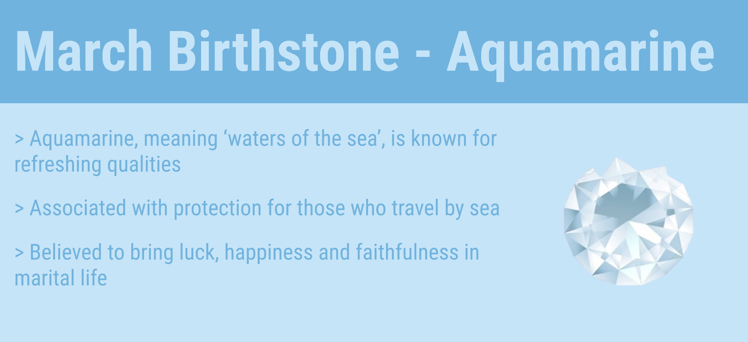 march birthstone quick facts