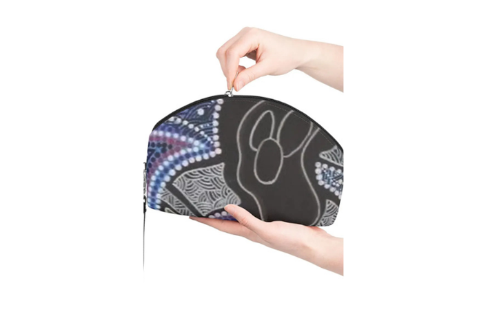 Curve Top Makeup Bag with Detachable Strap - Image 4