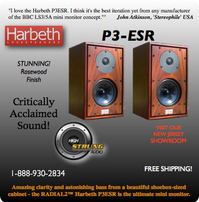 Harbeth  P3 ESR - Rosewood New!  Free Shipping!