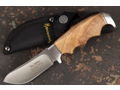 Browning Burlwood Handle Knife - 8.25” overall, 3.75” satin