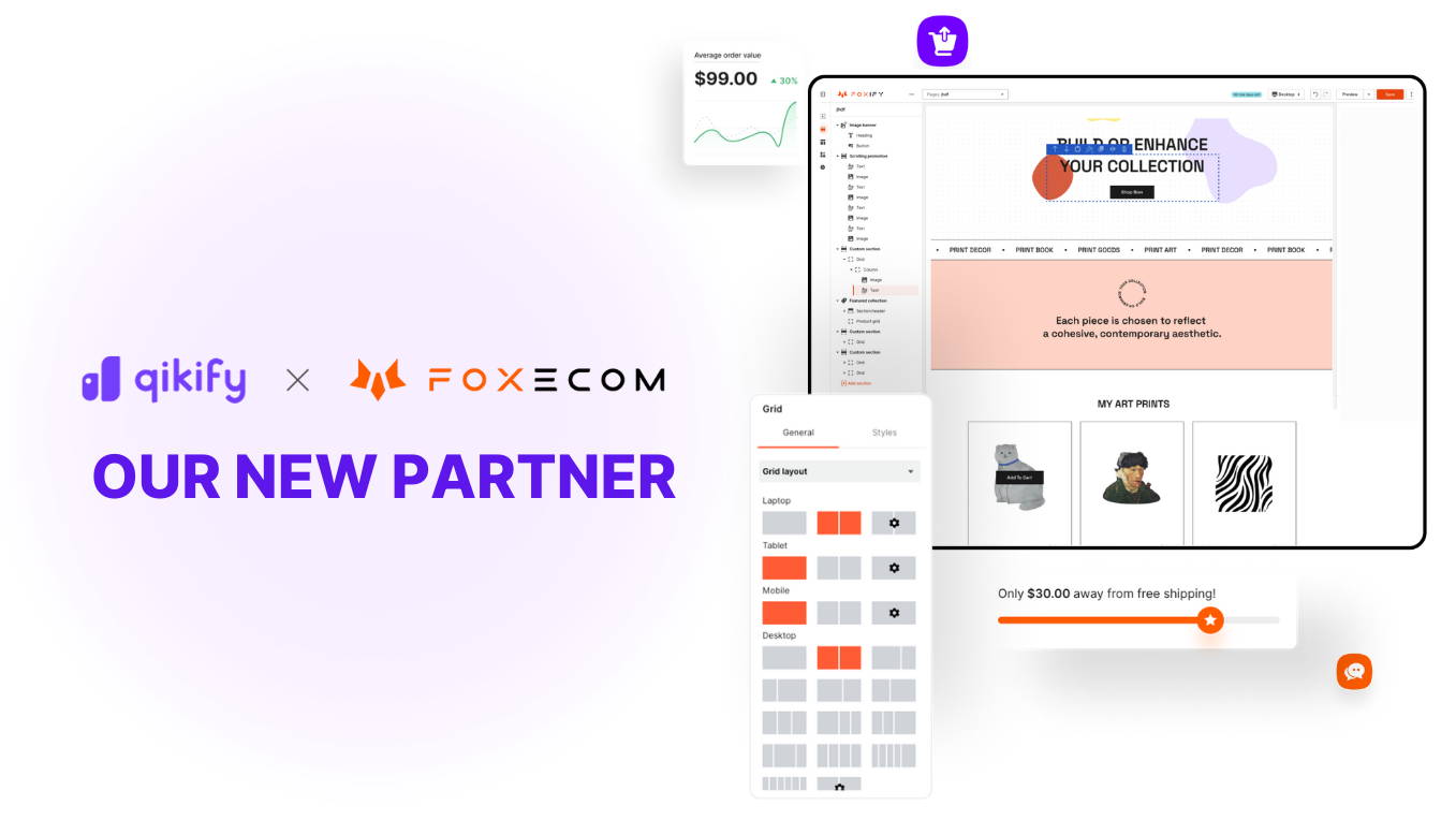 Partnership announcement qikify and foxecom
