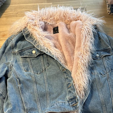 Teddy/Jeans Jacke 