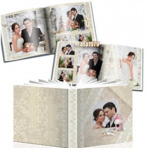 Свадебная фотокнига для Фотошоп - в любви я признаюсь