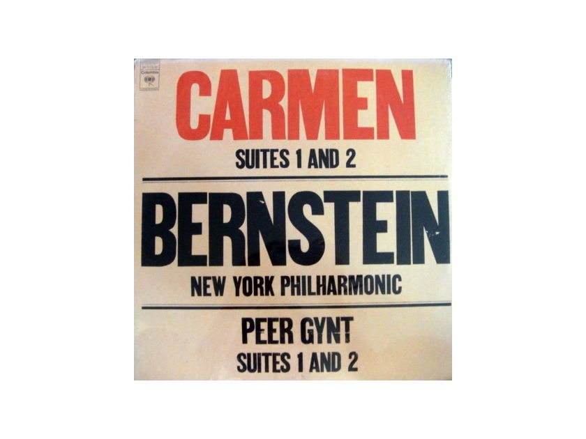 ★Sealed★ Columbia / BERNSTEIN, - Bizet Carmen Suite, Grieg Peer Gynt Suite!