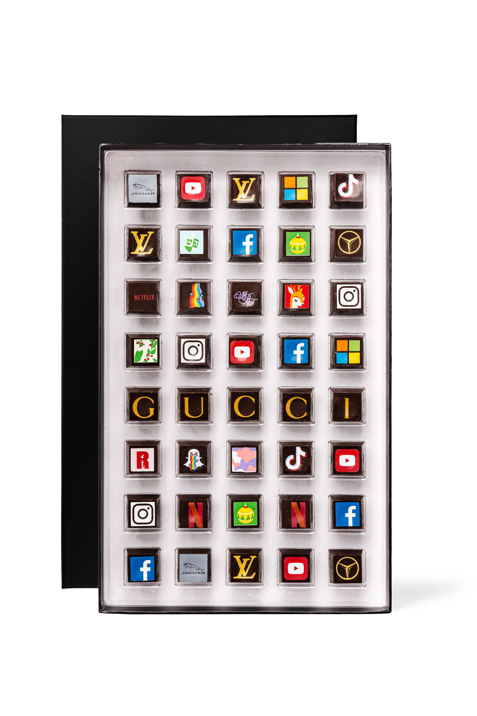 Compartes 40 Piece custom chocolates gift box