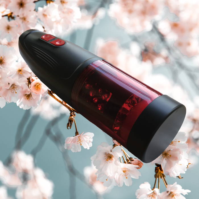 automatic thrusting masturbator, handsfree rotating onahole for men