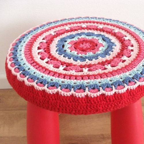 Boho stool cover