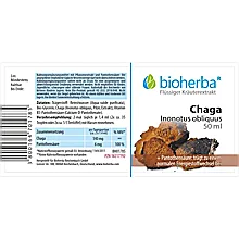 Chaga, Inonotus obliquus, Tropfen, Tinktur 50 ml