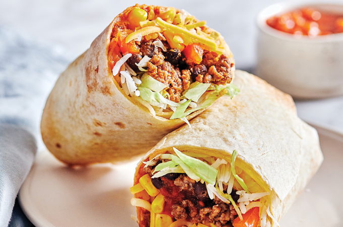 Burritos au bœuf
