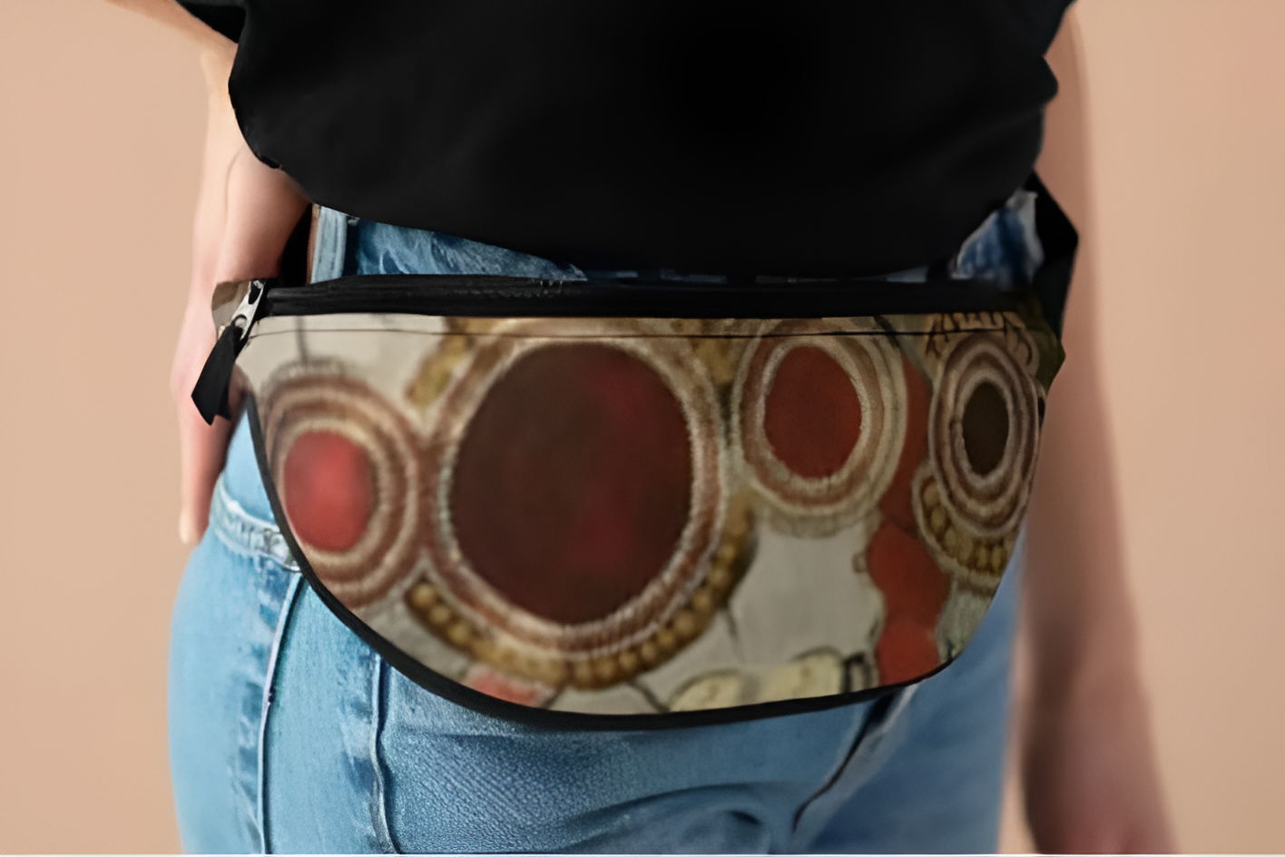 Bohemian Chic Fanny Pack, Art-Inspired Festival Waist Bag wear any where any time - Image 6