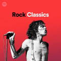 capa de album Rock Classic com homem de cabelo comprido segurando microfone