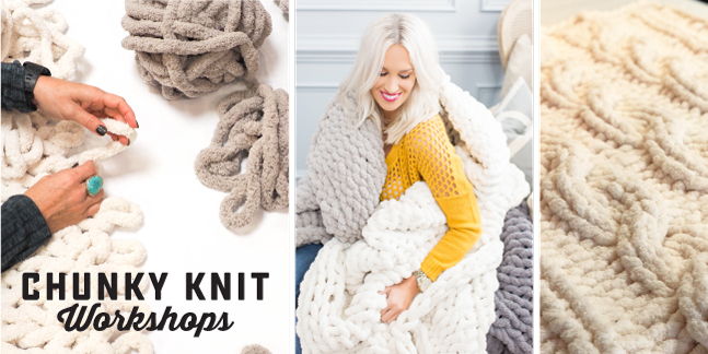 Christmas in July - Chunky Knit Blanket Workshop® promotional image