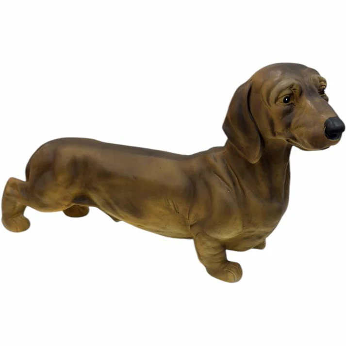 Henry Dachshund Dog Statue