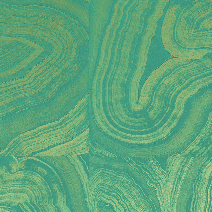green & gold metallic geode wallpaper pattern image