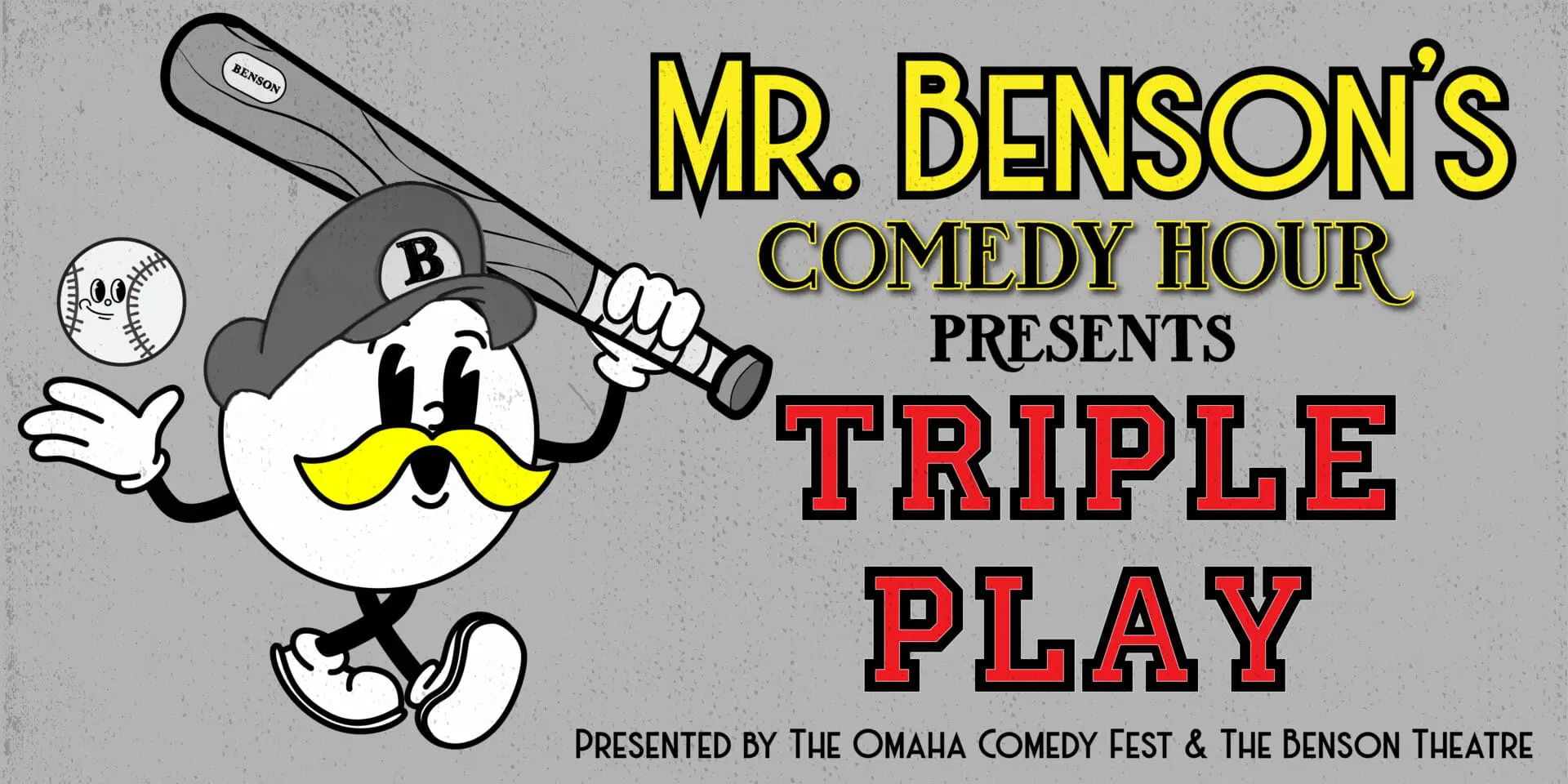 Mr. Benson's Comedy Hour Presents: Triple Play promotional image