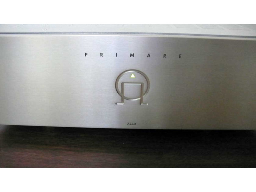 Primare Systems A33.2 Stereo Amplifier Titanium finish in mint condition with original box.