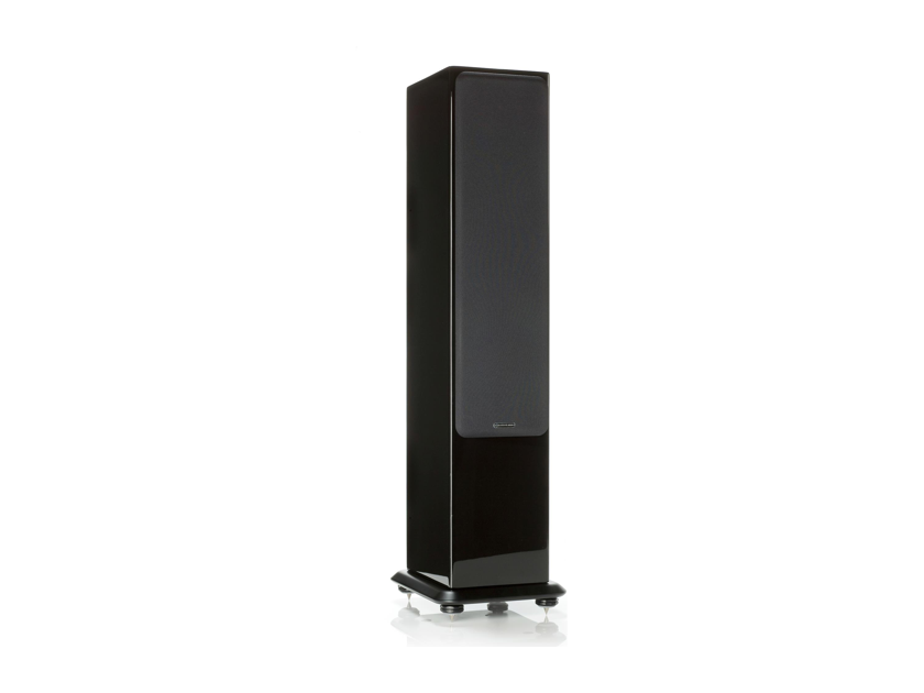 Monitor Audio Silver 6 Floorstanding Speakers in Piano Black Free Shipping