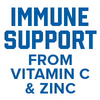 Immune Support from Vitamin C & Zinc