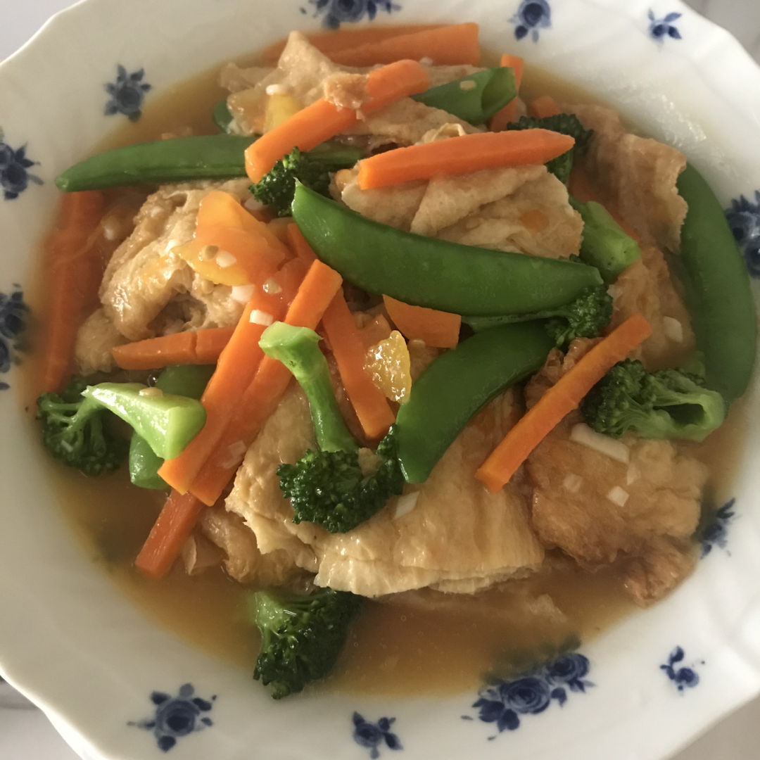 Fried dao bao with veggies 😃🤗