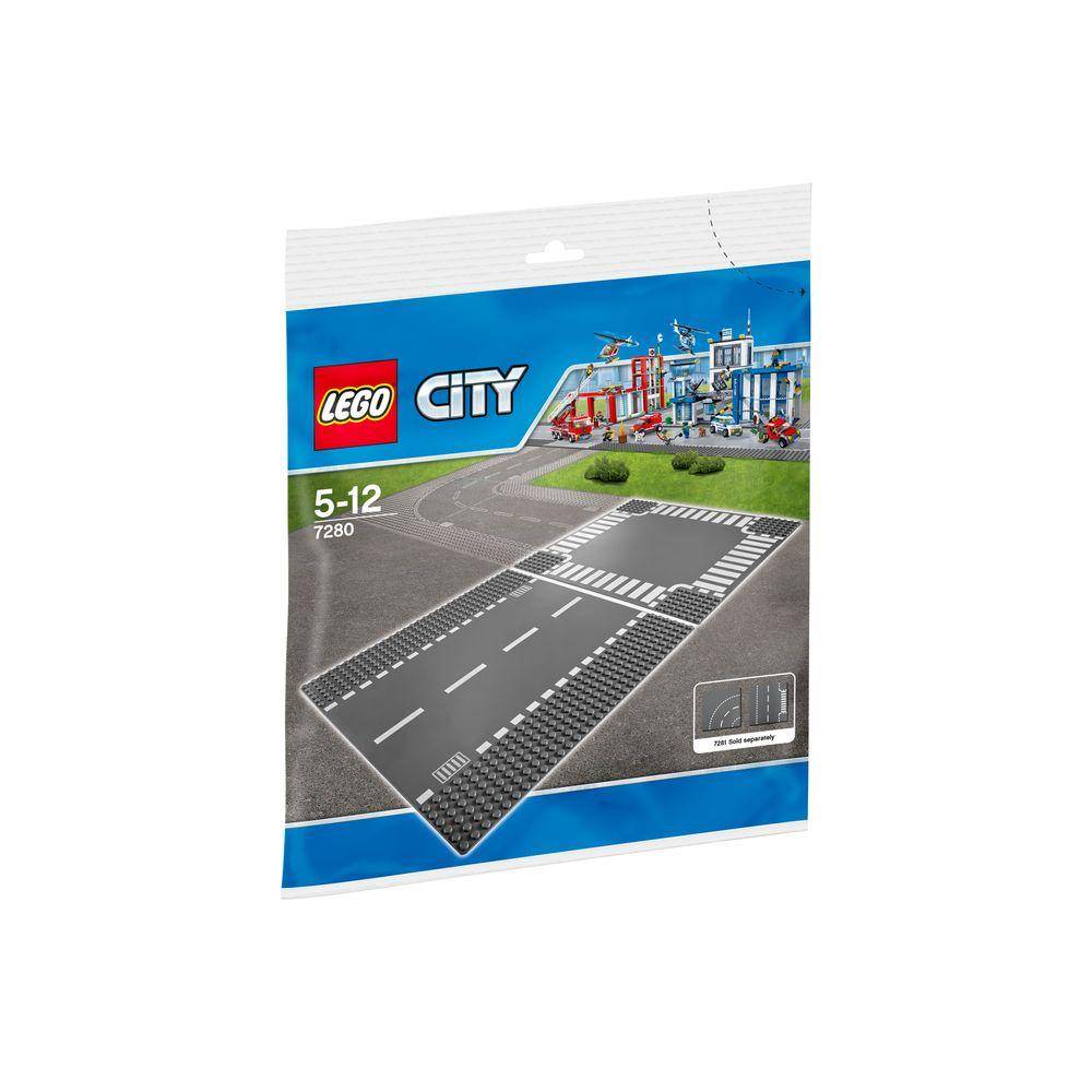 LEGO City Straight and Crossroads Baseplates