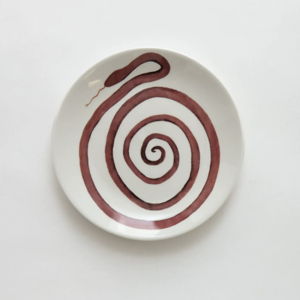 ‘Serpentine’ dessert plate - Beit Collective - Set of 6