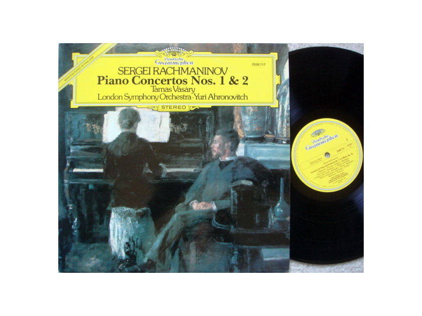 DG / VASARY-AHRONOVITCH, - Rachmaninoff Piano Concerto No.1 & 2, EX, UK Press!