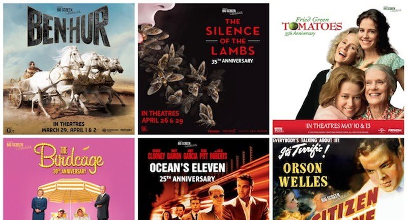 Big Screen Classics at Aurora Cineplex by Fathom Entertainment