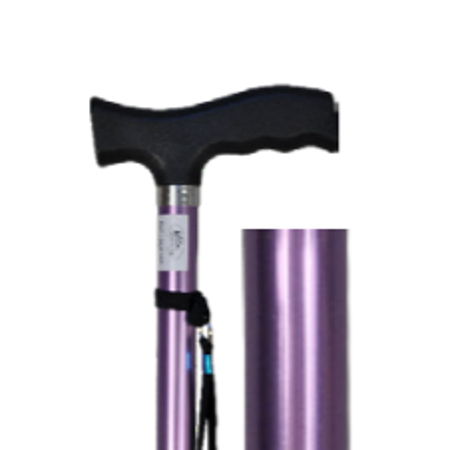 Canne de marche pliante - Aluminium violet