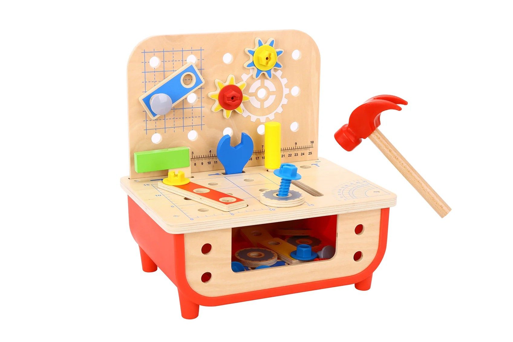 Toddlers Delux Wooden tool work bench