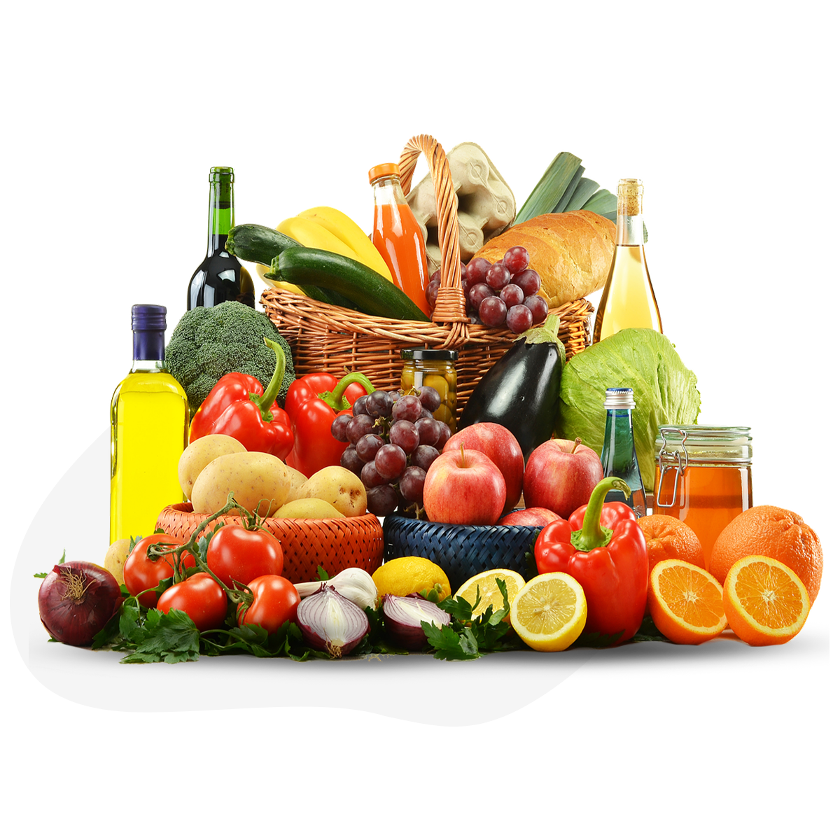 Various foods containing vitamin A, E and D all found in krill oil singapore