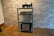 VTI 4 Shelf Audio Rack - Silver With Frosted Glass Shelves 8