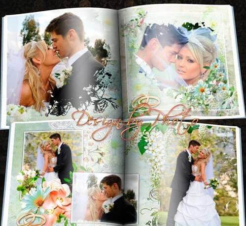 Фотокнига и обложка с задувкой на DVD диск - счастливы вместе