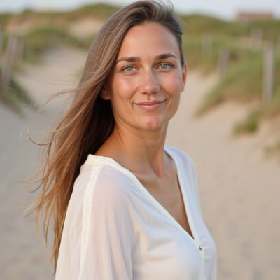 Photo generated by Secta Labs in style of Sand Dune Portraits
