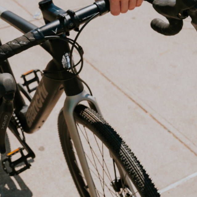 a Bianchi electric road bike