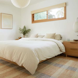 Flatweave Rug, Beige - Hesse
