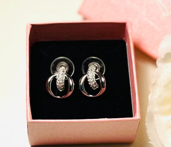 Silver-O-Huggies Earrings - Image 3