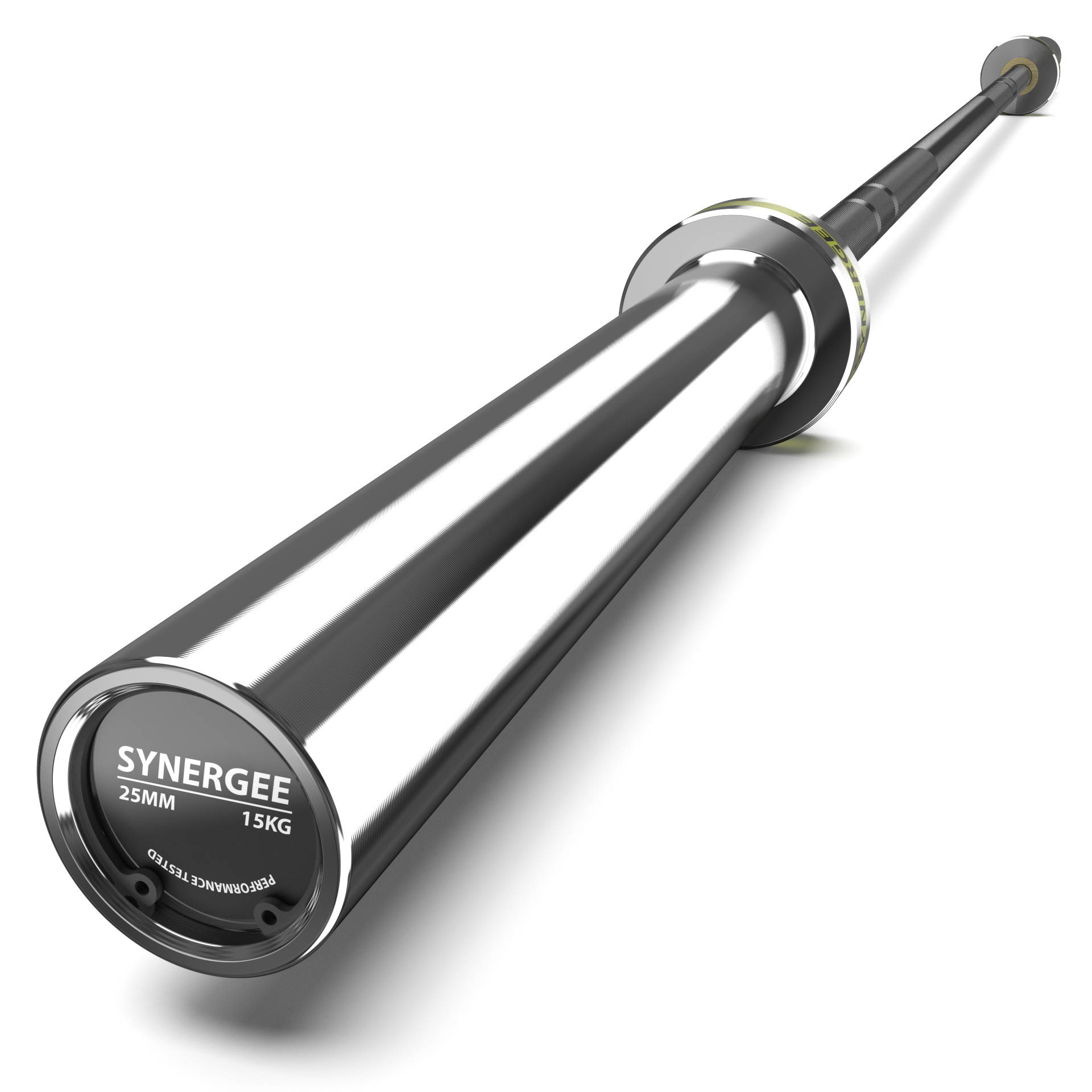 Synergee 15kg Chrome Open Olympic Barbell