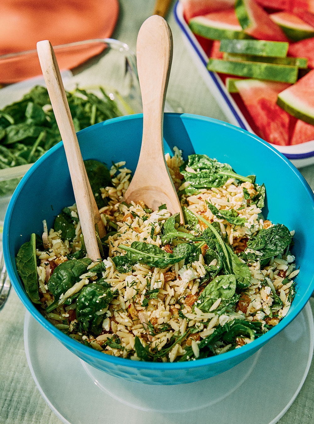 Lemony Orzo Salad with Feta | RICARDO