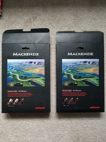 AudioQuest MacKenzie Interconnects : 2 Pairs Available