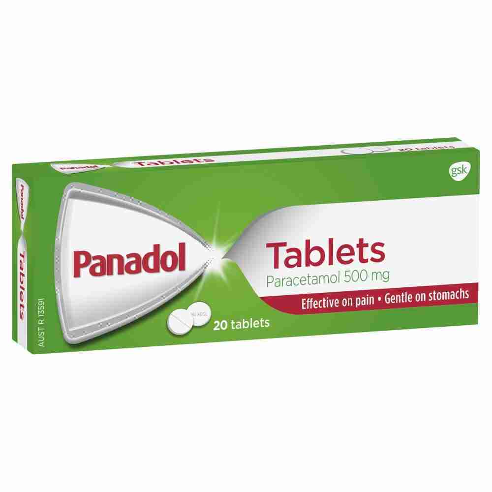 Panadol For Pain Relief, Paracetamol - 500Mg 20 Tablets - Image 2