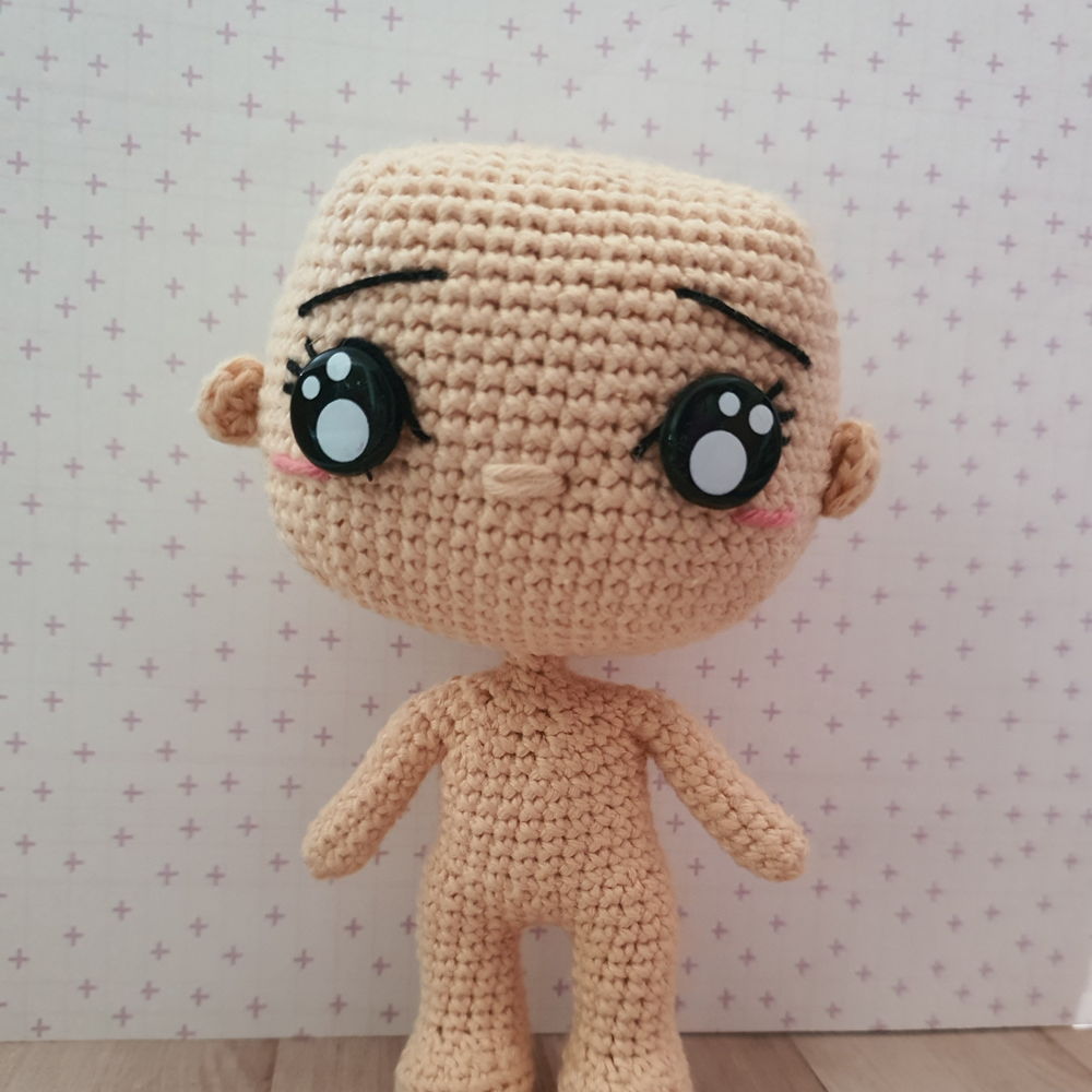 Square-Head (Funko Pop Inspired) Amigurumi Body Base