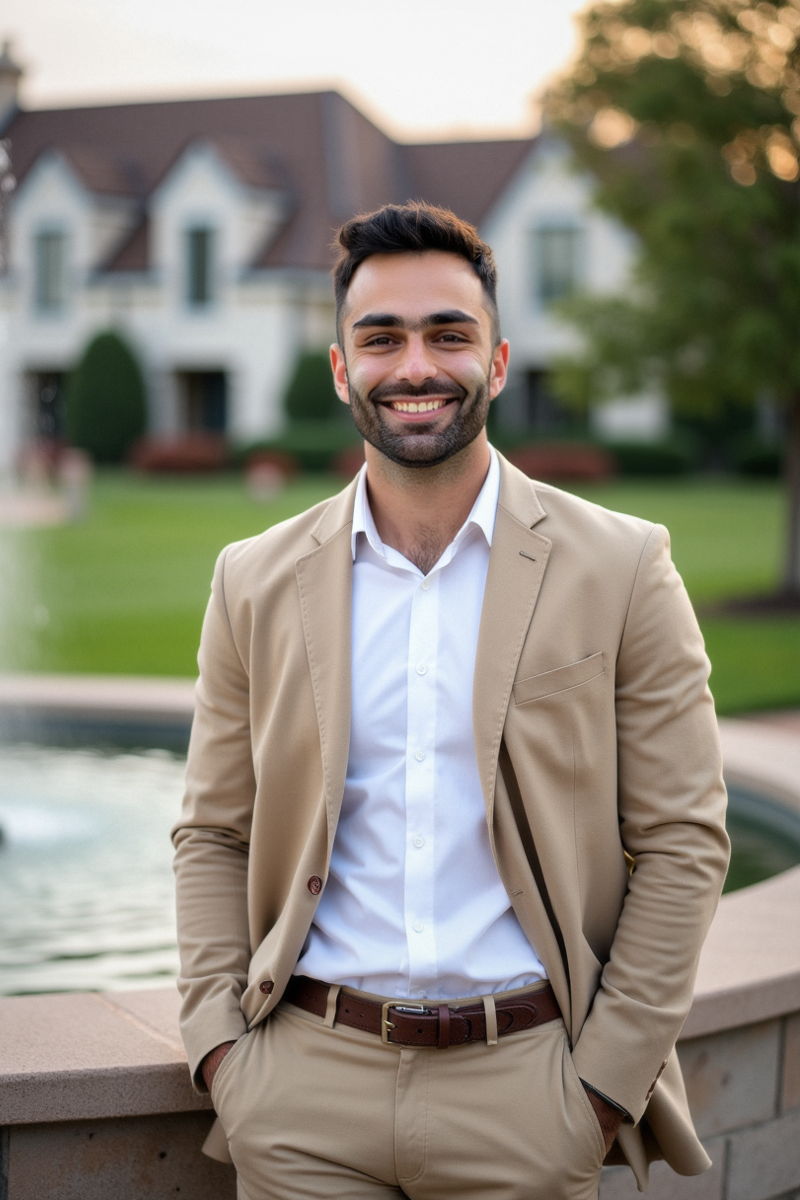 Photo generated by Secta Labs in style of Country Club Portraits