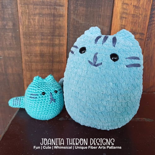 Velvet Plush Crochet Kitty