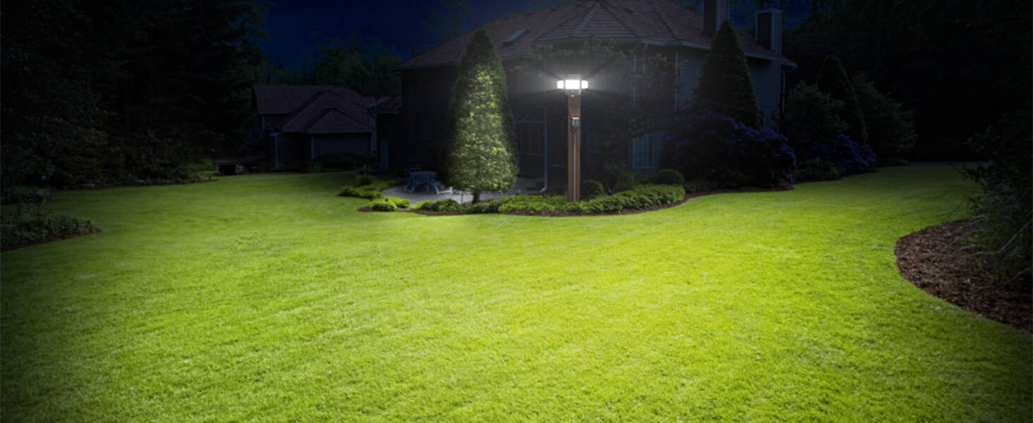 dusk to dawn flood light for backyard